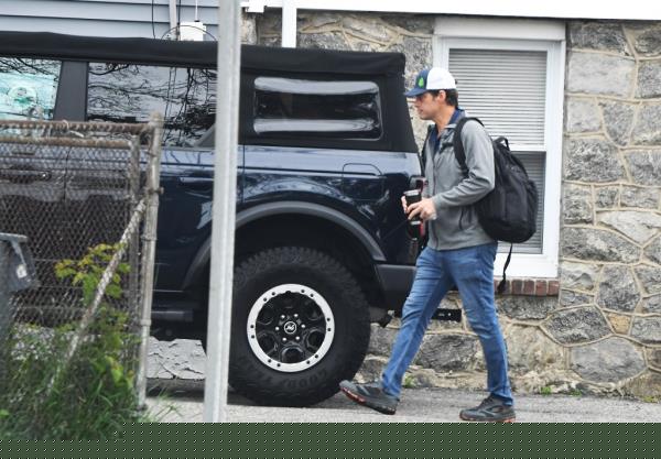 Rob Marciano leaves his Harrison, NY home